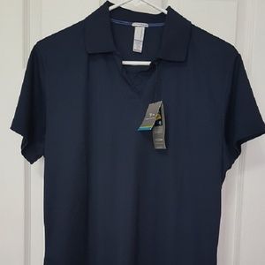 Page & Tuttle Navy Golf Shirt - Boys Large